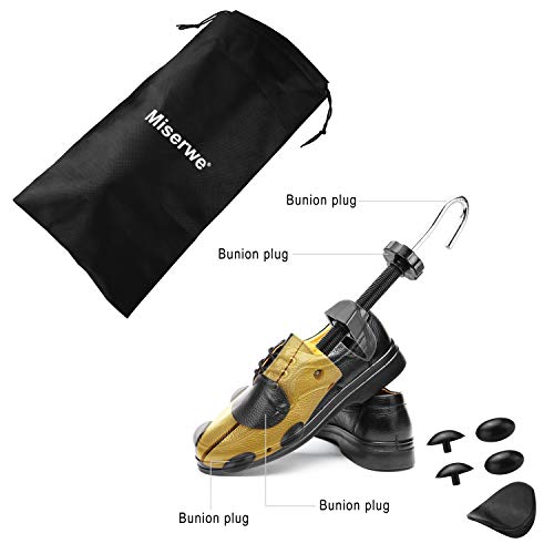 Miserwe Shoe Stretcher With Carrying Bag Adjustable Unisex Shoes Stretcher With 2 Air Purifying Bag #TOP6