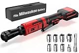 APEXPOWER 3/8 inch Cordless Ratchet for Milwaukee M18 Battery