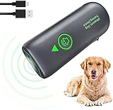 【Dispositivo recargable antiladridos perro】 Nuestra nueva versión del dispositivo ultrasónico antiladridos para perros lo hace más fácil al entrenar a su perro. Viene con el cable USB, el tapón de corteza se puede recargar completamente en 5 horas y puede funcionar continuamente durante 15 días, pero el tiempo de uso real depende de su frecuencia de uso y tiempo de uso. En comparación con otros productos similares que requieren baterías, nuestros productos son más ecológicos y ahorran dinero.