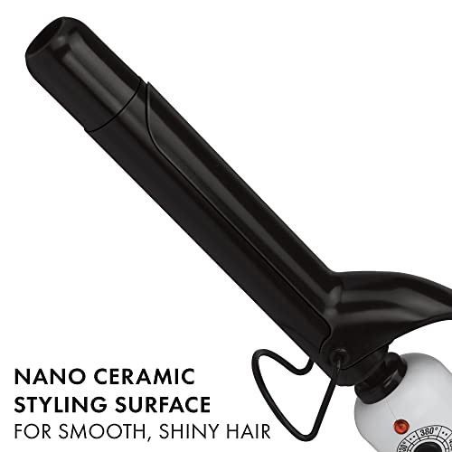 Hot Tools Pro Artist Nano Ceramic Curling Iron/Wand | For Smooth, Shiny Hair (1” In) #TOP4