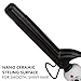 HOT TOOLS Pro Artist Nano Ceramic Curling Iron/Wand | For Smooth, Shiny Hair (1” in) Black/White