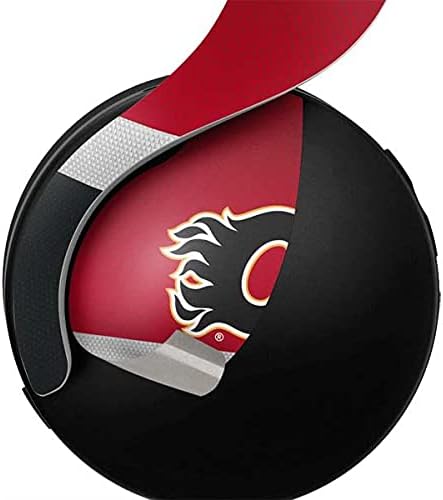 Skinit Decal Gaming Skin Compatible with Pulse 3D Wireless Headset for PS5 - Officially Licensed NHL Calgary Flames Jersey Design