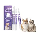 Gel de reparación oral para mascotas, gel blanqueador de restauración oral para mascotas, cepillo de dientes para mascotas, limpiador de dientes y aliento más fresco, bolígrafo de limpieza de dientes