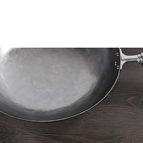 Wok tradicional de hierro 34 cm sin recubrimiento miniatura 6