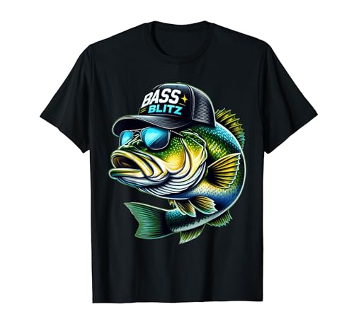Bass Fish Dad Camisa Trucker Hat Fishing Fisherman Grandpa Camiseta