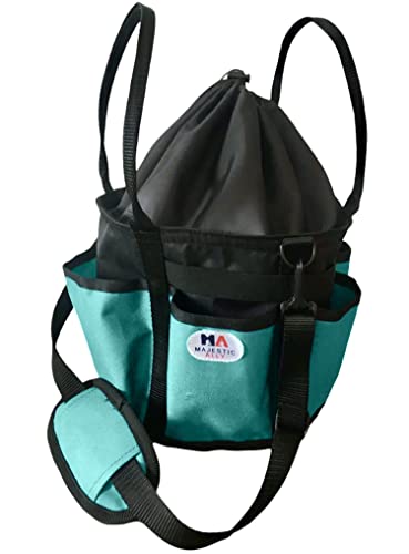 Majestic Ally horse Grooming Organizer Tote Bag (Turquoise) - Image 3