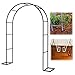 Produktbild WYCD Rankbogen Metall Rosenbogen, für Kletterpflanzen Clematis, Gartenbogen Rankhilfe, mit Stützrahmen, Wetterfest, Breite 120cm 140cm 180cm 190cm 200cm 230cm 240cm 280cm 300cm 350cm