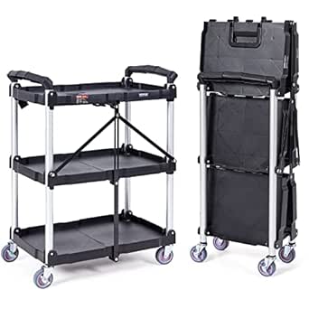 VEVOR Carrello da Laboratorio in Acciaio Inox 2 Ripiani Capacità Carico Totale Massima 100kg, Carrello Sanitario