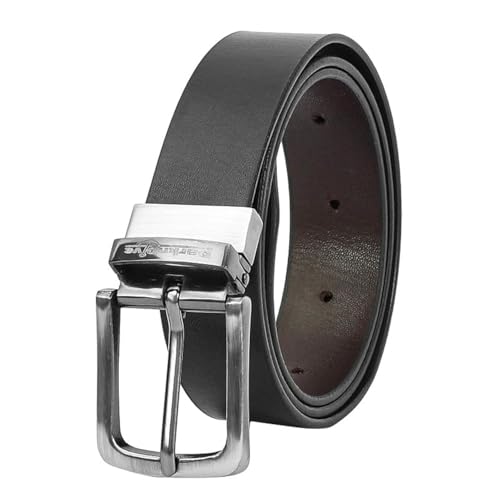 Image of Full Grain Casual Original Genuine Double Style Leather Reversible Waist Belt for Men's