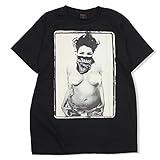 [Jack'n da Box] XX Girl ガール ギャングスタ EX069 ラスタ tシャツ メンズ 半袖 綿 夏 丸襟 ゆったり おしゃれ 通勤 通学 おおきいサイズ プリントＴシャツ 面白い (XL, ブラック) [並行輸入品]