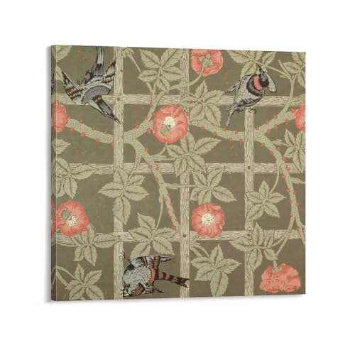 Toile William Morris 2 de 60x60 cm créez un salon cosy et chic