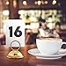 Place Card Holder, 12 pack, Gold, Table Cardholder Tabletop Menu Holder Harp-Clip Number Holder Recipe Holder Reserved Card Holder, For Restaurants, Weddings, Banquets