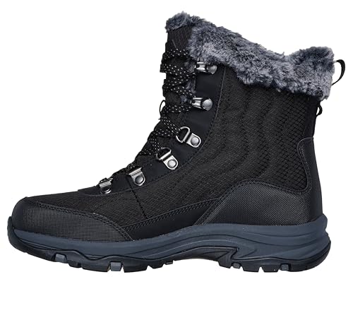 Skechers Women's TREGO - STORMIE waterproof boot, Black/Black, 5 M by Skechers - Image 2