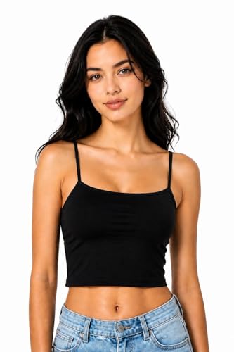 Image of Seamless Padded Bralette for Women | Free Size (Fits 28-32 Bust) | Stretchable Wireless Camisole Bra | Soft Comfortable Removable Pads