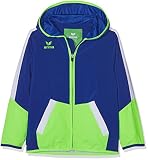 Erima Jungen Masters Präsentationsjacke-blau Präsentaionsjacke, Mazarine Blue/Green Gecko, 140