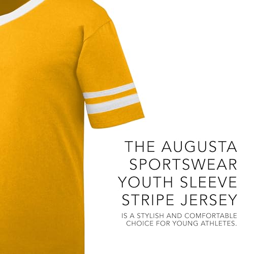 Augusta Sportswear Boys Youth Sleeve Stripe Jersey3