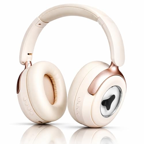 UUEENN Magnetic Ferrofluid Headphones with Music Visualizer, Bluetooth 5.3 Wireless Over-Ear HiFi Stereo, Dancing Liquid Display, Noise-Cancel Mic, Foldable Gaming & Music Headset for Teens & Men