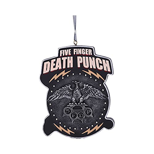 Nemesis Now Five Finger Death Punch Hanging Xmas Decoration 9.5cm, Resin, Red - Image 4
