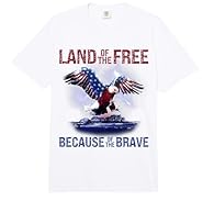 Looking for the perfect patriotic present for Memorial or Veterans Day? Look no further than our “Land of the Free Because of the Brave” design. Order yours today! Comfort Colors offers a relaxed fit in adult sizes. Size up for an oversized fit. Soli...