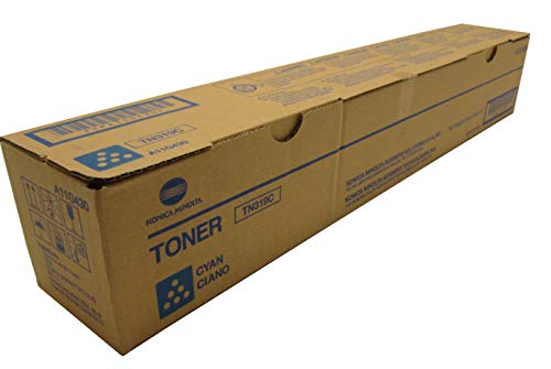 Toner cyan d'origine Konica Minolta TN319C pour une colorimétrie parfaite sur Bizhub C360