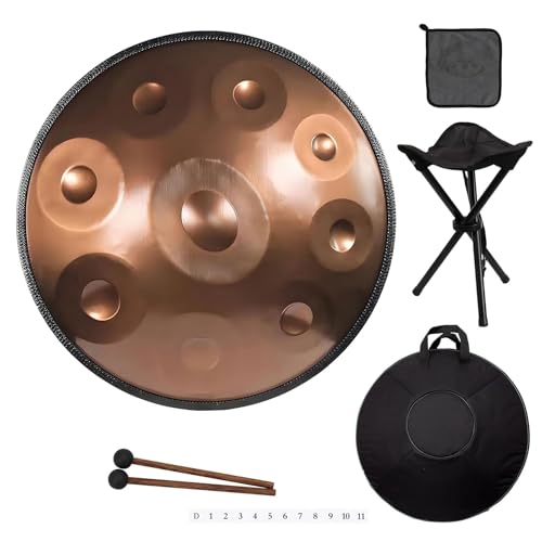 �n���h�p���h���� 9/10/12���� 56cm D�}�C�i�[ �v�� �n���h�p�� �o�b�O�t�� �n���h�p���X�^���h �X�`�[���h���� �}���b�g�ƚ��̂Ȃ��z �n���h�p���h�����y��(Gold,10 Notes)