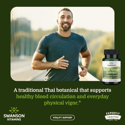 Swanson Black Ginger Extract Capsules