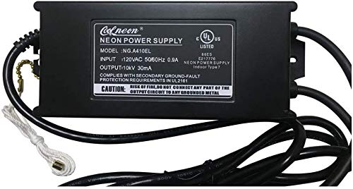 New 10kV Neon Sign Power Supply Neon Light Electronic Transformer (with Pull Chain Switch) A410EL