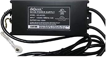 New 10kV Neon Sign Power Supply Neon Light Electronic Transformer with Pull Chain Switch A410EL