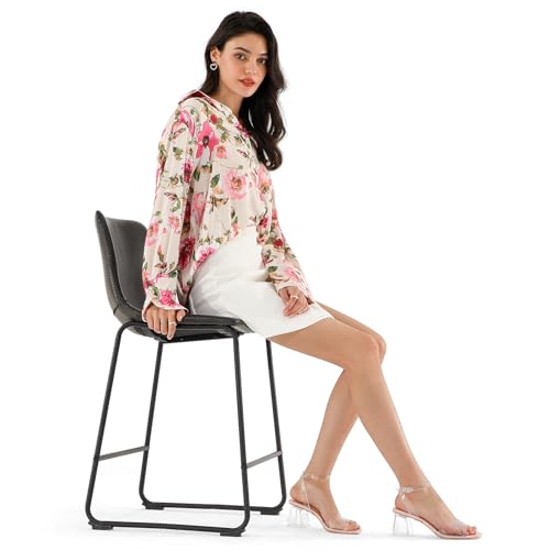 mysoft Women's Clear Heels Low Chunky Heel Open Toe Transparent Zebra Rhinestones Block Heeled Sandals Ankle Strap Shoes3