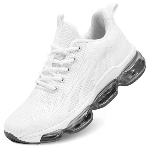 Image of Kapsen Womens Walking Running Shoes Air Cushion Breathable Fashion Tennis Sneakers Mesh Workout Casual Athletic Sports Gym