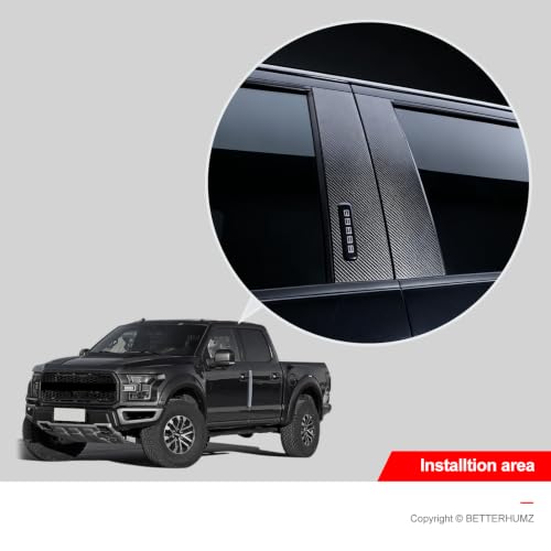 BETTERHUMZ Car B Pillar Decoration Sticker for Ford F150 Raptor 2015-2020 by BETTERHUMZ - Used condition - Image 2
