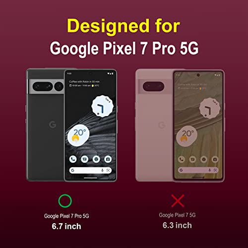 Image of Amazon Brand - Solimo Mobile Cover for Google Pixel 7 Pro 5G (Silicone Plum)