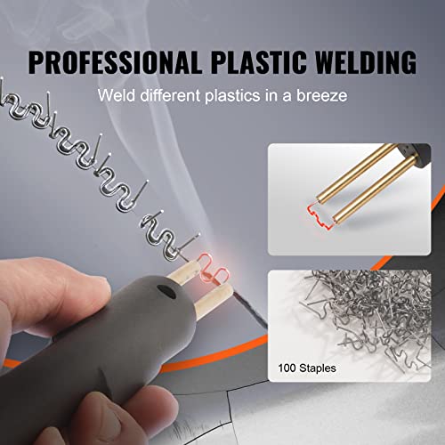 Vevor Stick Welder, 140Amp Stick & Plastic Arc Welder Machine, 110/220V Hot Stapler With Hot Start Arc Force Anti-Stick, Plastic Welding Kit Car Bumper Repair Kit #TOP5