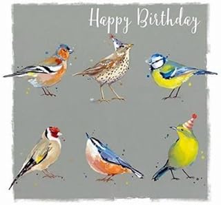 Greeting Card (LD4493) - Birthday - Garden Companions - Birds - The Wildlife Range