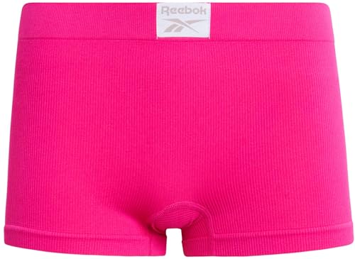 Reebok Womens Boyshorts - 8 Pack Breathable Stretch Ribbed and Cut-Out Mesh Boy Shorts Underwear for Women (Sizes: S-XL)4