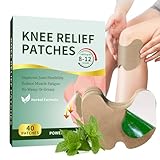 KONGDY 40 Counts Knee Relief Patches, Natural Knee Patch, Knee Heat Patches for Relief Knee, Back, Neck, Shoulder, Warming Herbal Plaster Patches 12 Hour Long Lasting Relief of Knee Joint (40 Count)