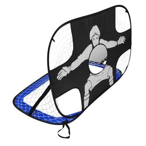 Mini-but portable avec filet haute résistance pour entraînement de foot