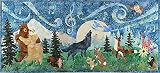 Pine Needles Forest Song Kit McKenna Ryan Applique Laser Kit Pre-Cut with Fabric 27 x 12