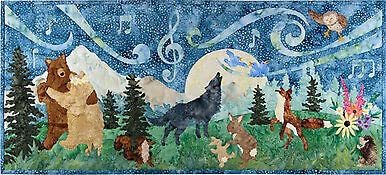 Pine Needles Forest Song Kit Mckenna Ryan Applique Laser Kit Pre-Cut With Fabric 27 X 12 #TOP1