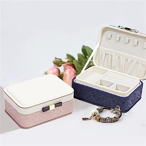 Boîte à bijoux portable anti-nœuds pour ranger vos colliers et bagues - 2