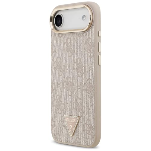 Guess 4G Triangle Logo Case with MagSafe for iPhone 17 Air 6.5 Gold GUHMP17MP4GTDGMP - vue 3