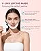 Faouoice V-Line Lifting Collagen Face Mask (5 Pcs), Double Chin Reducer with Hyaluronic Acid & Aloe Vera, Deep Collagen Face Mask for Women, Chin Lifting Masks Jawline Shaper Neck Wrinkle Patches