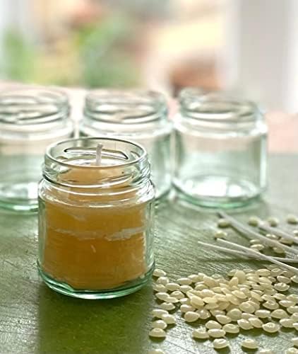 Nutley's 12 Small Glass Jam Chutney Marmalade Jars with Silver Lids, 100ml 3.3oz