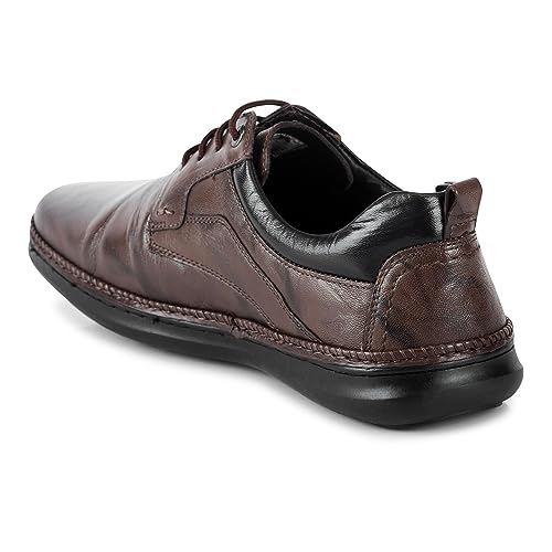 Image of ID Lace-Up Dual Shade Casual Shoes for Men