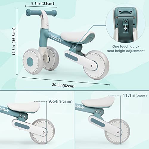 Allobebe Baby Balance Bike 1 Year Old, 12-24 Month Toddler Balance Bike, 6 Inch Wheel No Pedal Infant First Mini Bike, Gifts And Toys For 1 Year Old Girls Boys, Best 1St Birthday Gifts #TOP2