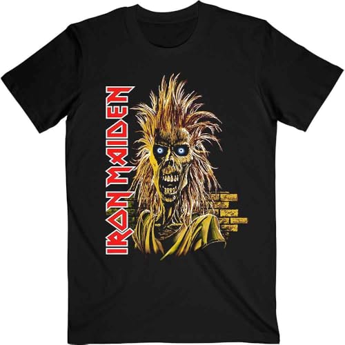 Iron Maiden First Album 2 Official Tee T-Shirt Mens Unisex (X-Large) Black