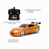 Jada Toyota Supra orange télécommandée vapeur et boost NO2 photo 2