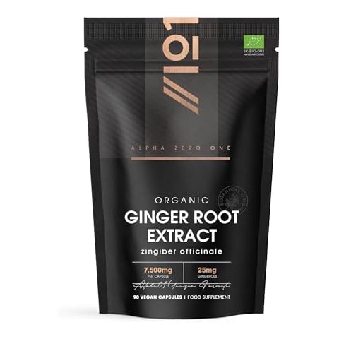 Organic High Strength Ginger Extract 7500mg Cover