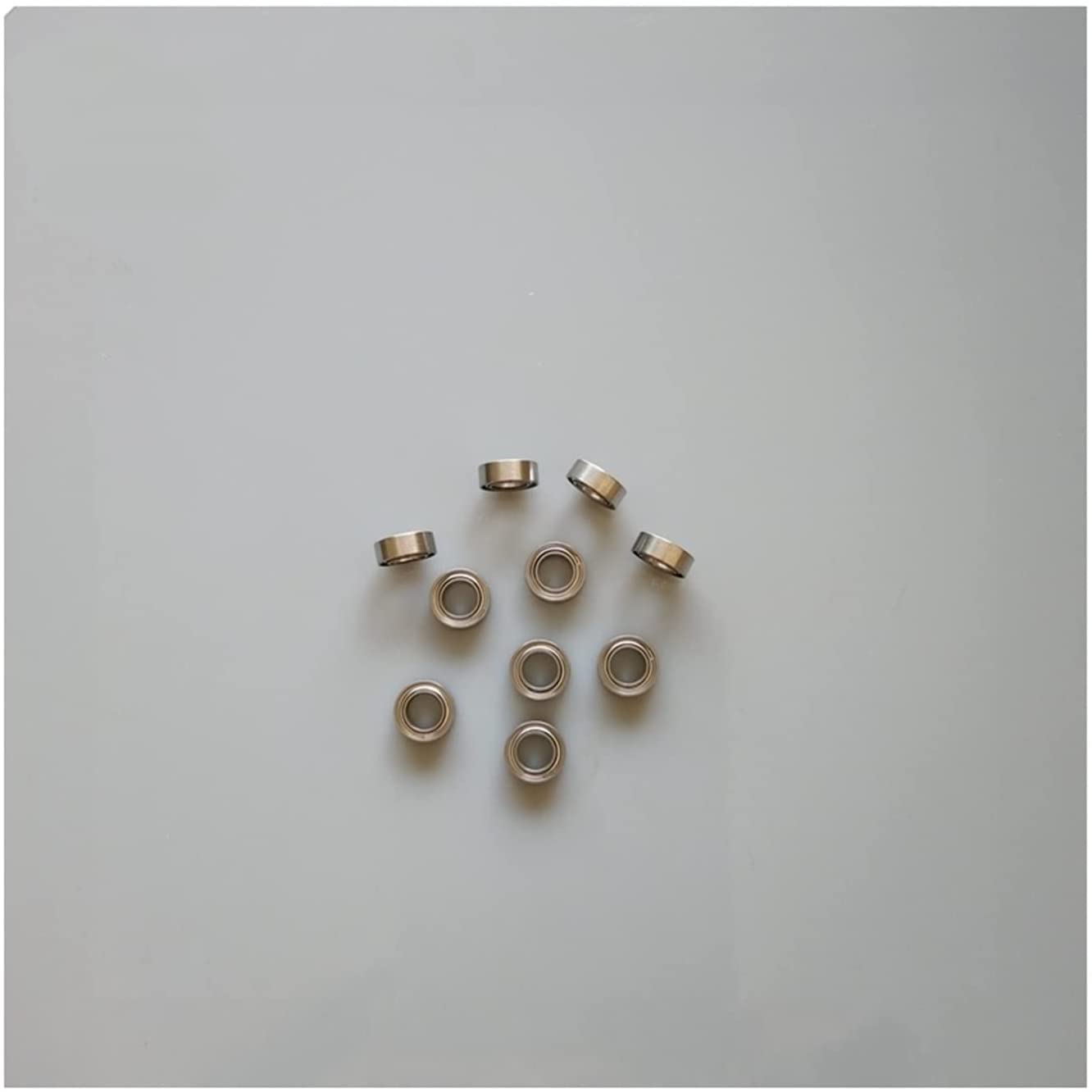 LHNBGTUIW 10Pcs 3x6x2.5mm SMR63ZZ CB Air Bearing ABEC-7 Stainless Steel Hybrid Ceramic Dry Ocean Fishing Reels MR63
