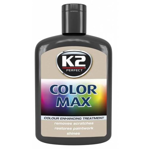 K2 Colour Max Car Paint Polish Cover Scratches Enhance Shine Restorer - BLACK